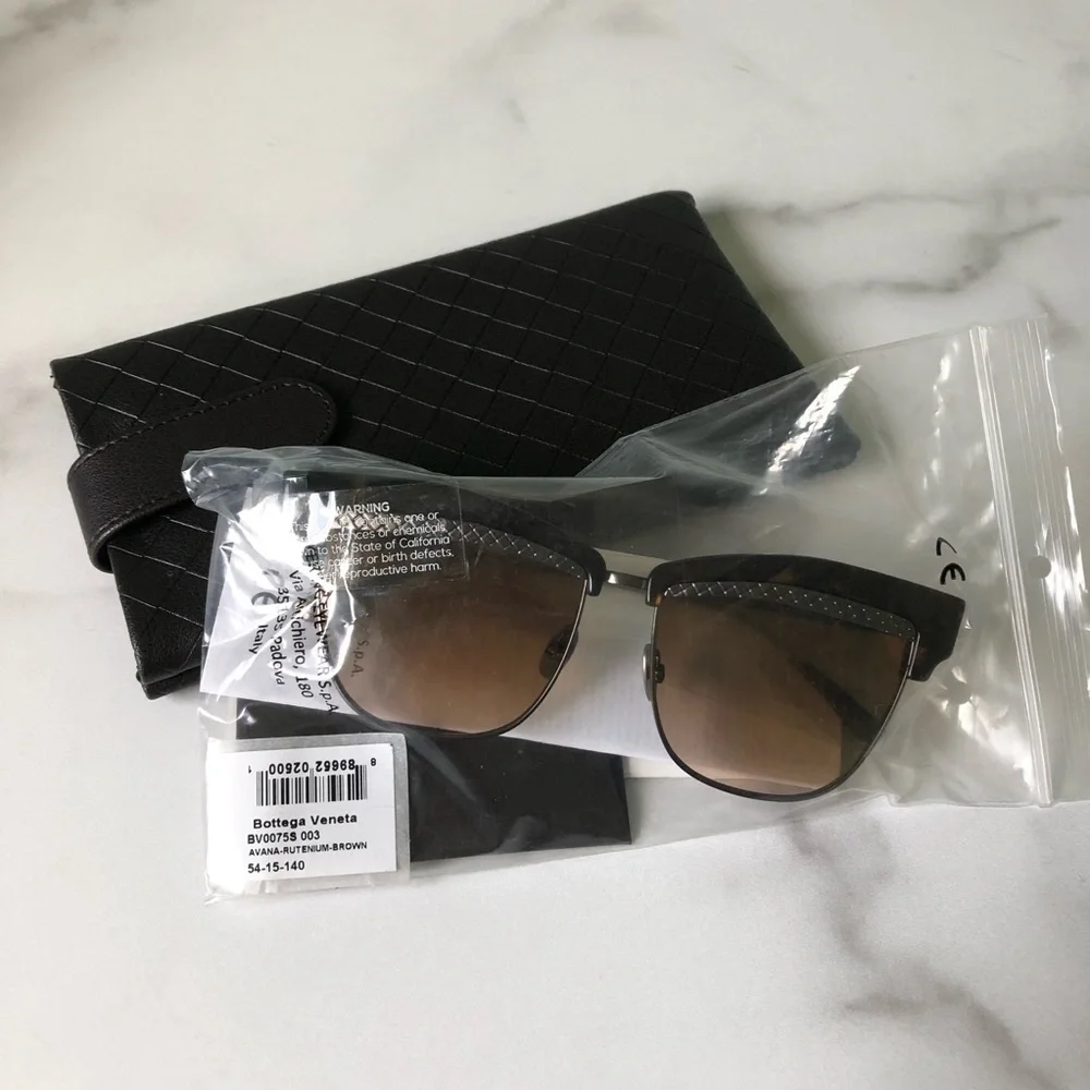 Bottega Veneta 54mm Modified Cat Eye Sunglasses